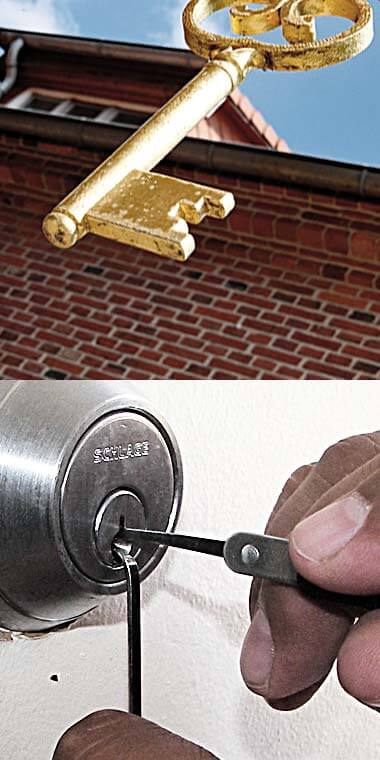 ouverture de porte