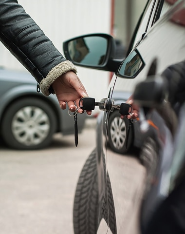 serrure voiture bloquée